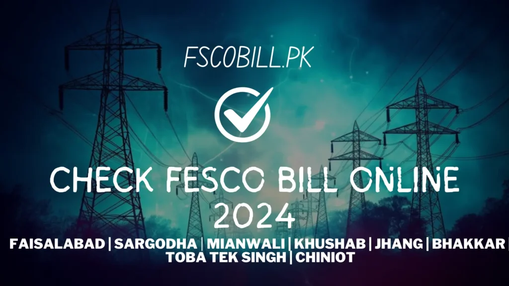 Fesco Bill Online