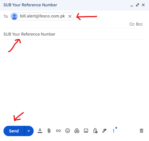 FESCO Bill Not Received 2 fesco email service