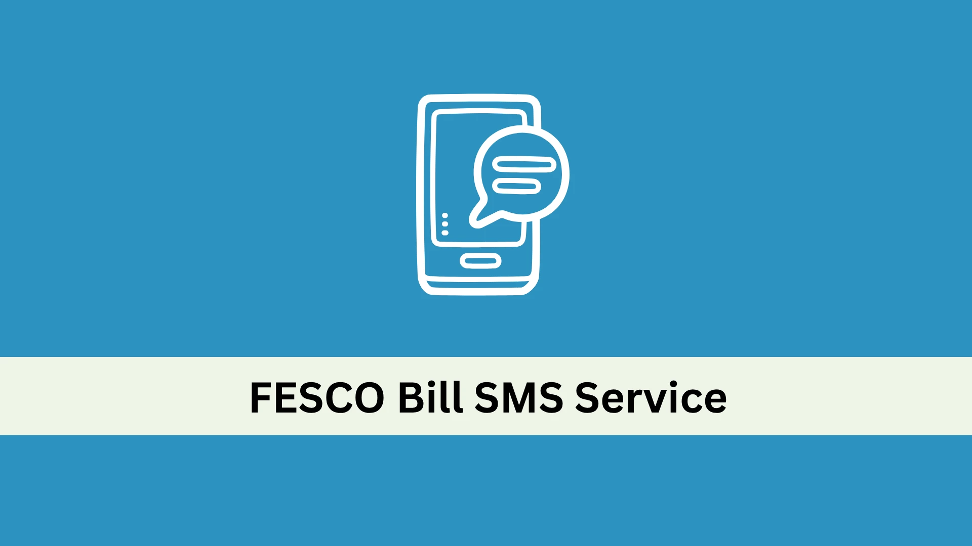 FESCO bill sms service
